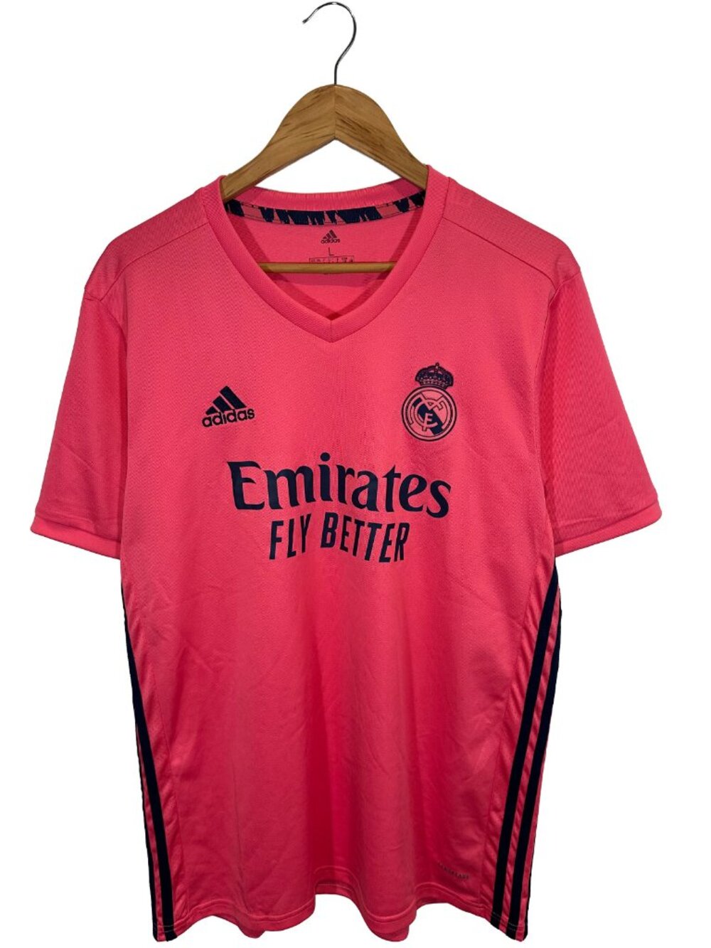Adidas Real Madrid 2020-21 Spring Pink Away Kit Size Mens L